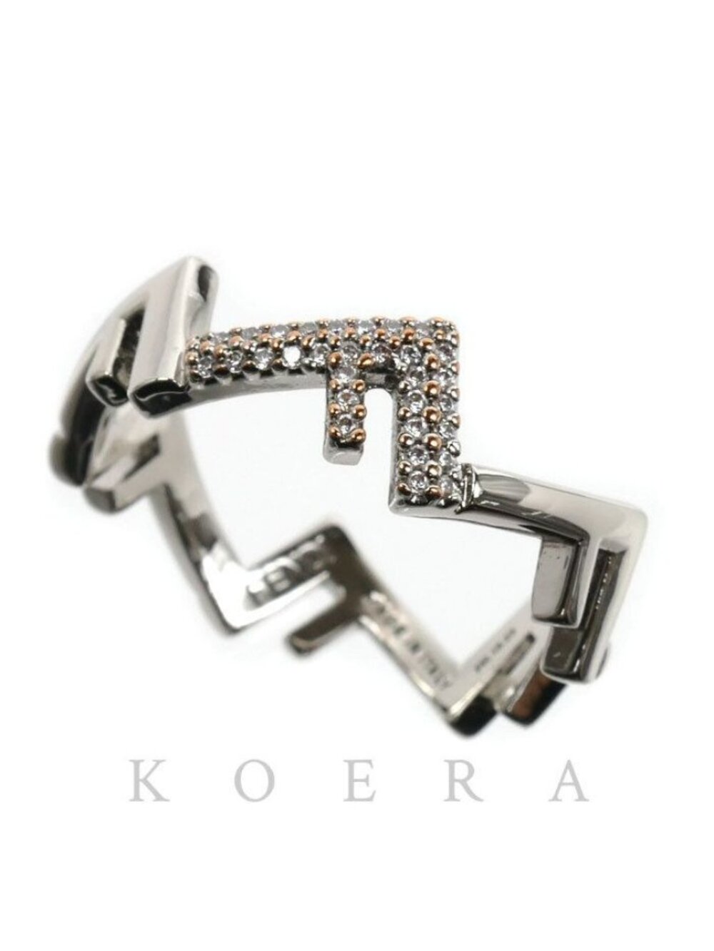 Fendi Stainless Steel Five Ring